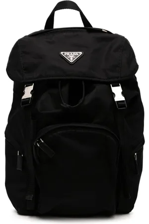 Prada Mochila con parche del logo
