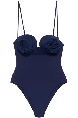 MAGDA BUTRYM Bañador con aplique floral