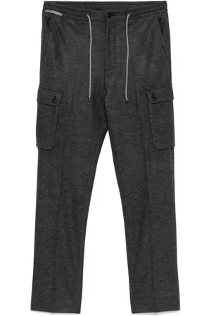 corneliani Pantalones cargo con cordón