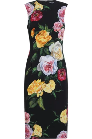 Dolce & Gabbana Vestido midi con estampado floral