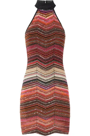 Missoni Vestido corto con motivo en zigzag