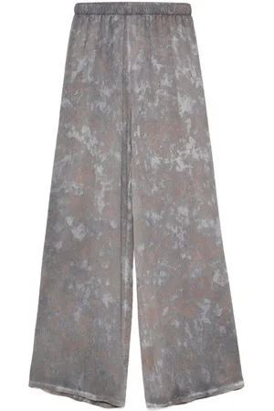 AVANT TOI Pantalones palazzo texturizados