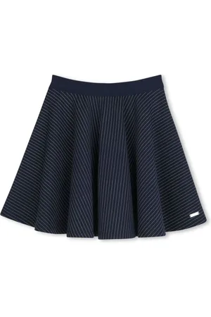 HUGO BOSS Falda skater a rayas