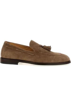 Brunello Cucinelli Mocasines con logo grabado