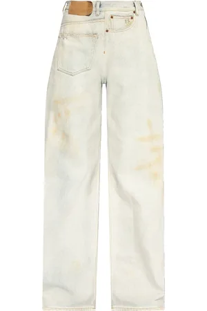 Maison Margiela Vaqueros anchos con efecto envejecido