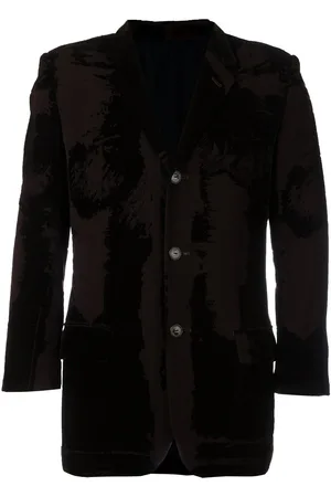 Jean Paul Gaultier Chaqueta de terciopelo con efecto quemado