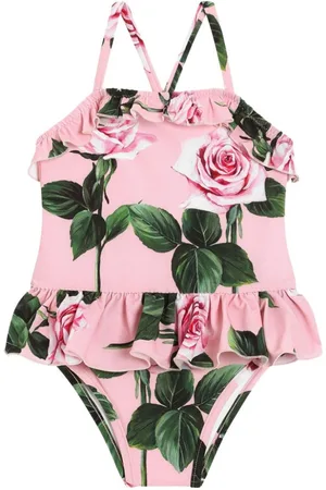 Dolce & Gabbana Bañador con estampado de rosas