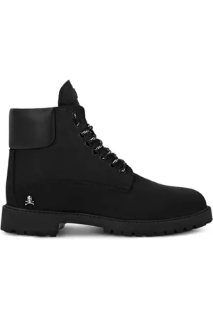 Philipp Plein Botas con placa del logo