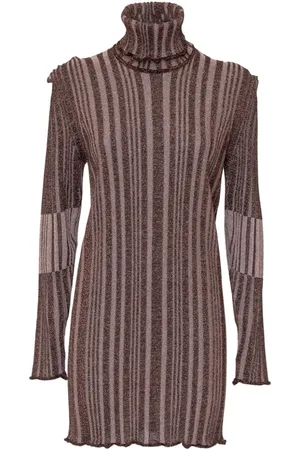 CIRCUS HOTEL Vestido corto a rayas