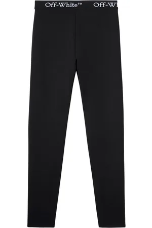 OFF-WHITE Leggins con banda y logo