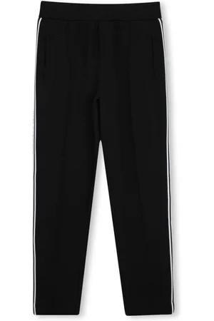 Karl Lagerfeld Pantalones de chándal con franja del logo
