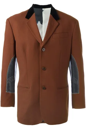 Jean Paul Gaultier Blazer con solapa en contraste
