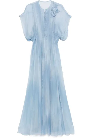 ERMANNO SCERVINO Vestido largo con apliques florales