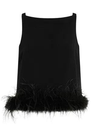 Liu Jo Top con detalle de plumas