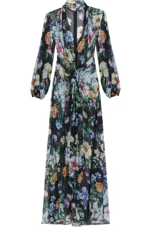 Dolce & Gabbana Vestido largo con estampado floral