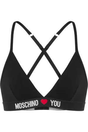 Moschino Sujetador con franja del logo