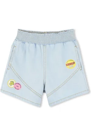 Kenzo Pantalones vaqueros cortos con parche del logo