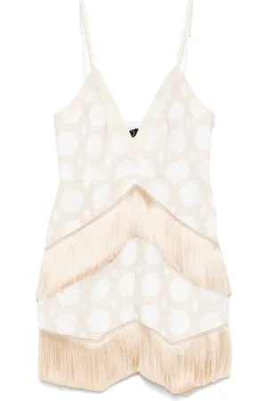PATBO Vestido corto con escote pronunciado