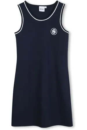 HUGO BOSS Vestido con logo bordado