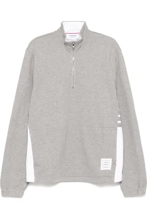 Thom Browne Sudadera con media cremallera