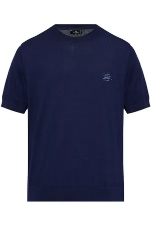 Etro Camiseta con bordado Pegaso