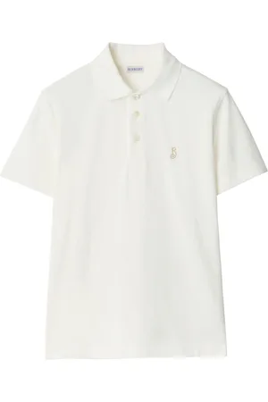 Burberry Polo con logo bordado