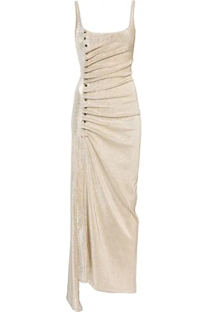 Paco rabanne Vestido midi drapeado