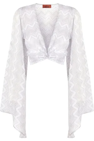 Missoni Pareo con tejido en zigzag