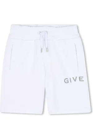 Givenchy Bermudas con logo estampado