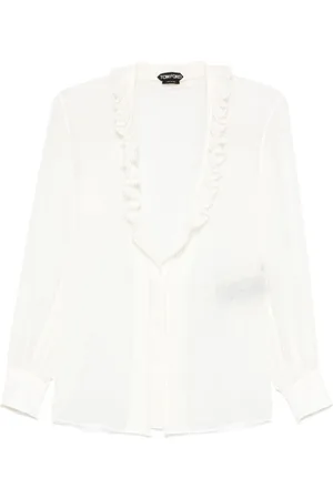 Tom Ford Blusa con detalle de volantes