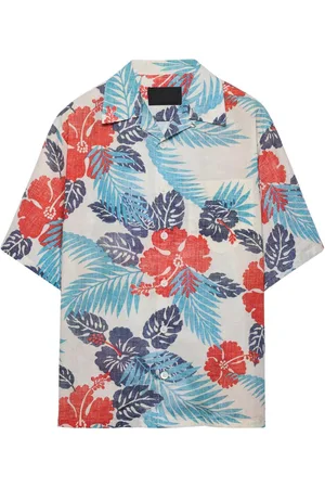 Prada Camisa con motivo floral