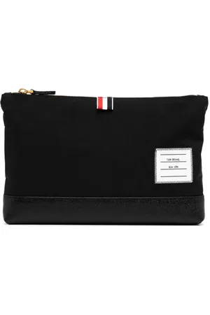 Thom Browne Bolso de mano grande con cremallera
