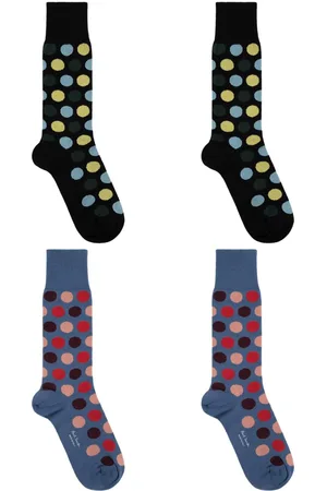 Paul Smith Set de dos pares de calcetines con lunares