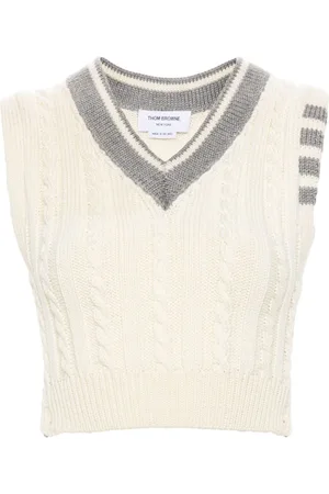 Thom Browne Chaleco con motivo 4-Bar