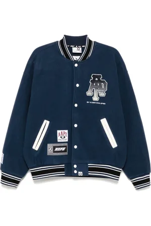 A Bathing Ape Chaqueta varsity con logo
