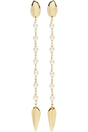 Tory Burch Pendiente Snake Linear