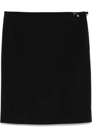 Gucci Falda corta con detalle de hebilla 2000