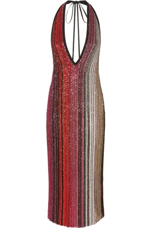 Missoni Vestido midi a rayas
