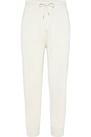 Brunello Cucinelli Pantalones de chándal con cordones