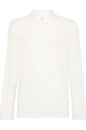 Brunello Cucinelli Camiseta con cuello henley