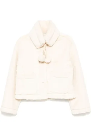 B+AB Chaqueta con cierre oculto