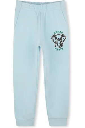 Kenzo Pantalones de chándal con logo bordado