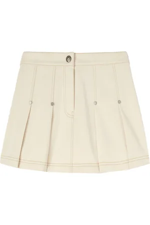 Palm Angels Falda corta plisada
