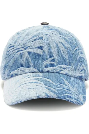 Palm Angels Gorra con motivo de palmeras en jacquard