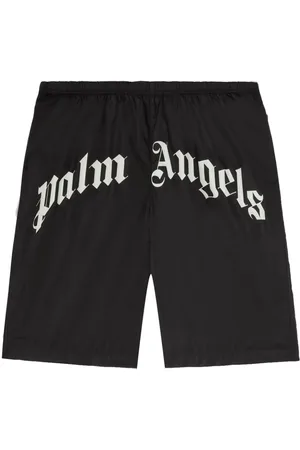 Palm Angels Bañador con logo redondeado