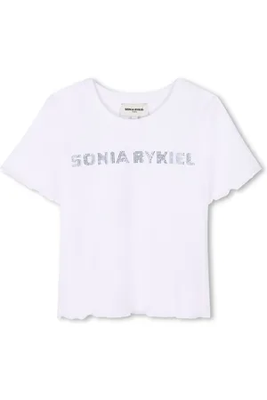 Sonia Rykiel Enfant Camiseta con logo estampado
