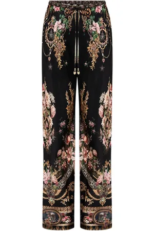 Camilla Pantalones con estampado gráfico