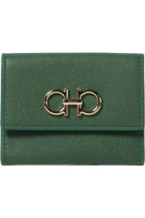 Salvatore Ferragamo Cartera con placa del logo