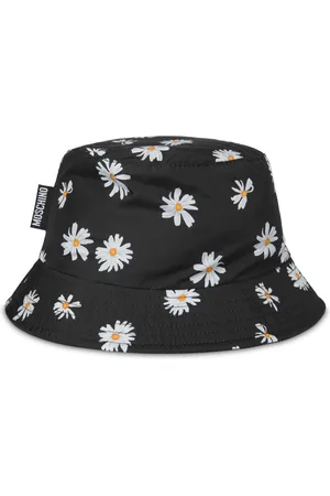 Moschino Sombrero de pescador con estampado de margaritas