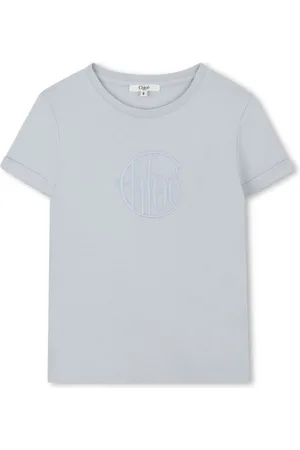 Chloé Camiseta con logo estampado